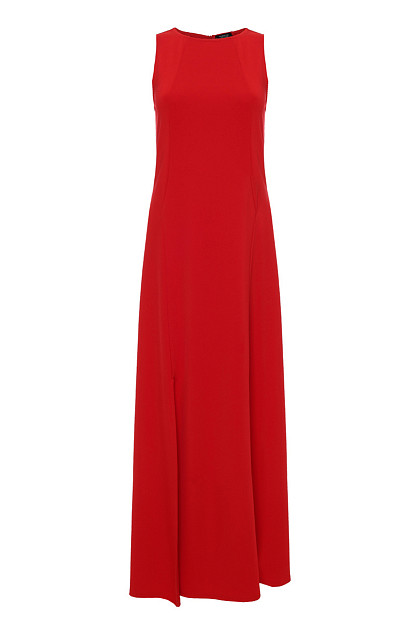 1Платье трикотажное с разрезом