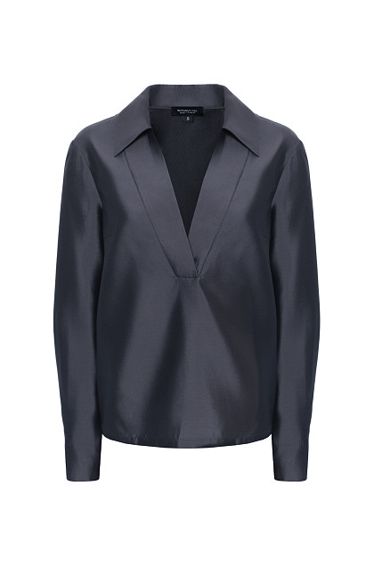 1Рубашка из шелка